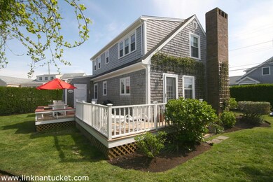 Back deck of the main house.