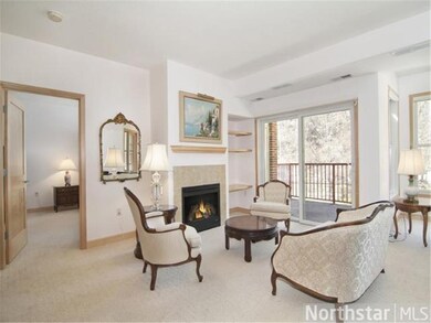 gas fireplace in living room