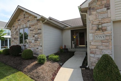 Entry Water Fountain is yours! Storm door with scr