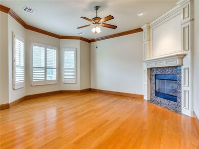 Living Room or sitting room with 2nd fireplace