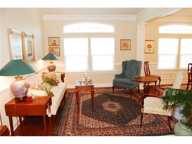 View of Formal Living Room with Formal Dining Room