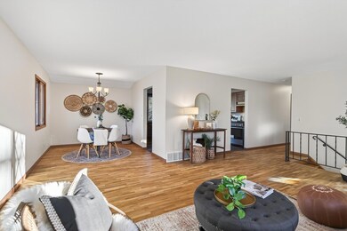 These gorgeous hardwood floors are newly refinished throughout the main level.