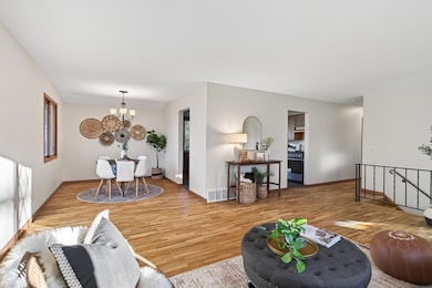 These gorgeous hardwood floors are newly refinished throughout the main level.