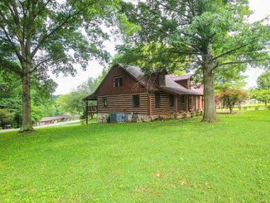 Rustic Log On Double Lot