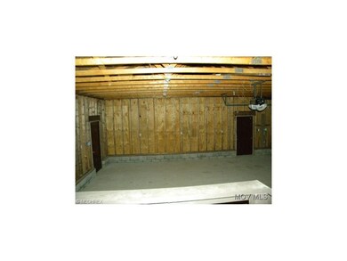 inside large garage
