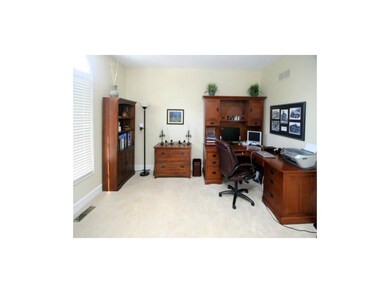 Main floor office w glass doors