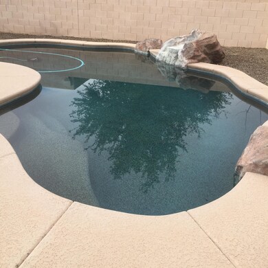 Pebble Tec with water fall