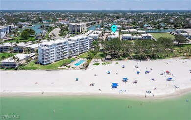 Drone / aerial view featuring a view of the beach