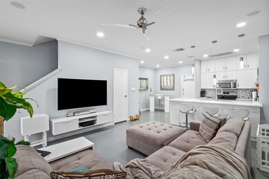This beautifully designed open-concept living spac