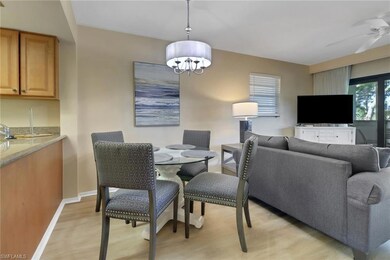 Dining room featuring light wood-style flooring, b