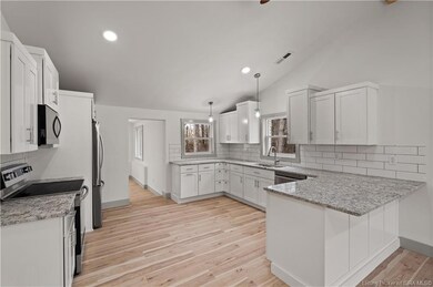 Spacious kitchen w/ Amish built cabinetry