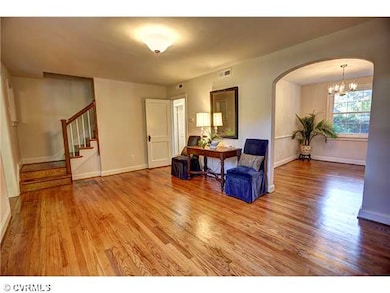 Living Room - Newly refinished oak floors shine in