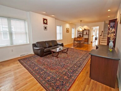 Open living room/dining room