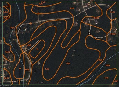 Soil Map: Primarily TdC (Toast-Devotion complex, 6 to 10 percent slopes) and TdD (Toast-Devotion complex, 10 to 15 percent slopes).