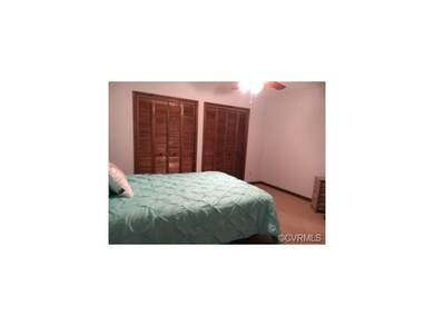 Master bedroom with 2 closets