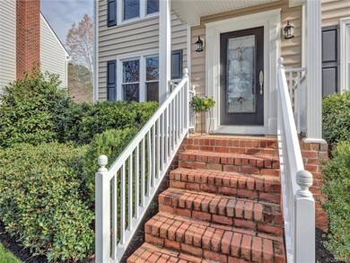 Covered front porch