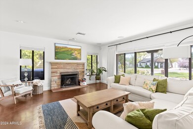 Family room facing fireplace 1