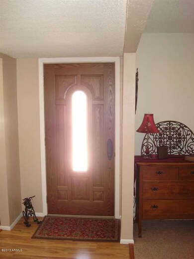 Front door with leaded glass