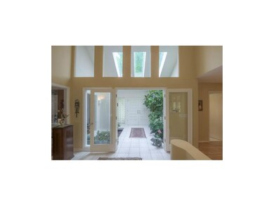 French doors, skylights and tile