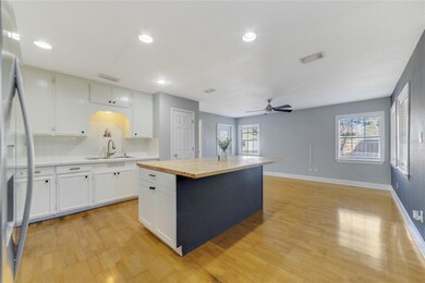 Large kitchen with huge center island