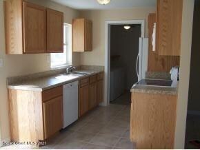 Kitchen prior to renting