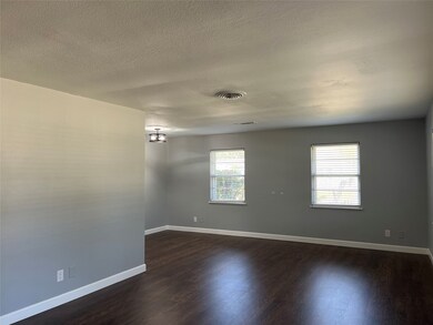 Spacious living room, manufactured flooring, light