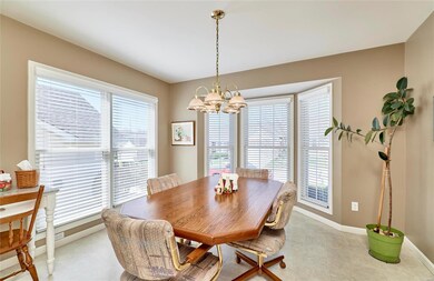 Plenty of natural light in the breakfast room.  12