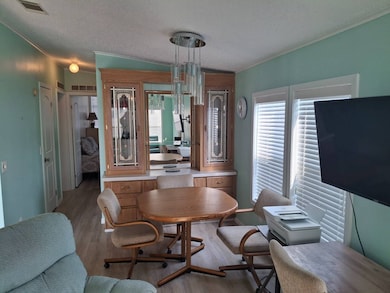 Dining room with builtins