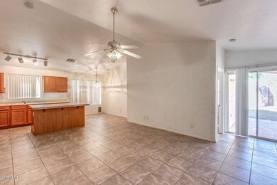 Kitchen with island