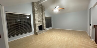 large living room with high ceiling