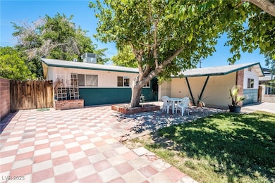 View of front facade featuring a patio area and br