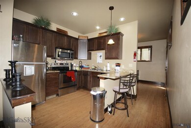 Kitchen includes granite & stainless