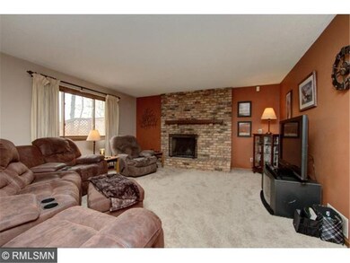 Spacious living room with a cozy feel from the fir