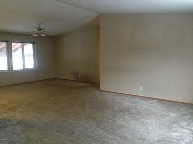 Living room view from front door