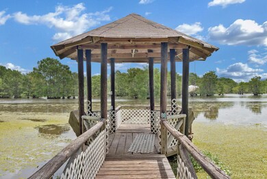 Pergola at the end of the pier