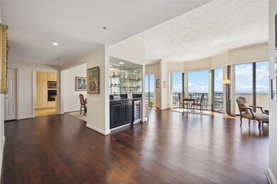 Gorgeous views of wrap around patio and city from
