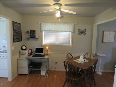 Dining area and optional office space.