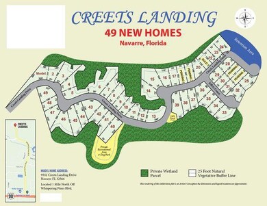 CREETS LANDING MAP