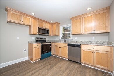 Additional view of the kitchen with stainless stee