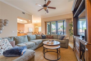 Living to kitchen, dining and lanai view