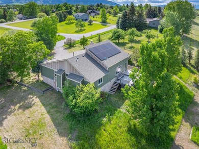 Aerial view from NW lot corner