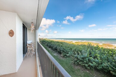 Extended balcony in front of Master