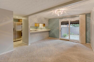 1st floor living room and dining room