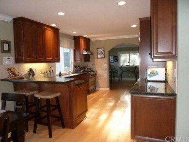 Beautiful kitchen with stainless steel appliances,