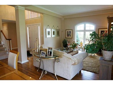 Living Room. The light and bright living room also