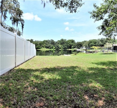 View of pond from NW corner of home