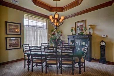 FORMAL DINING ROOM WITH BEAUTIFUL CROWN MOLDING