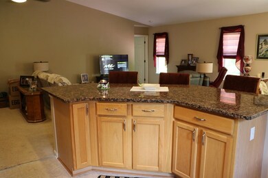 inside kitchen to great room