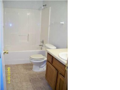 Main bath is nice and large and clean as a whistle