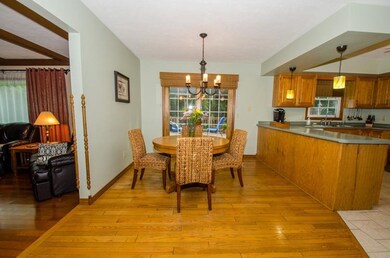 Open floorplan and great flow. Slider leads out to